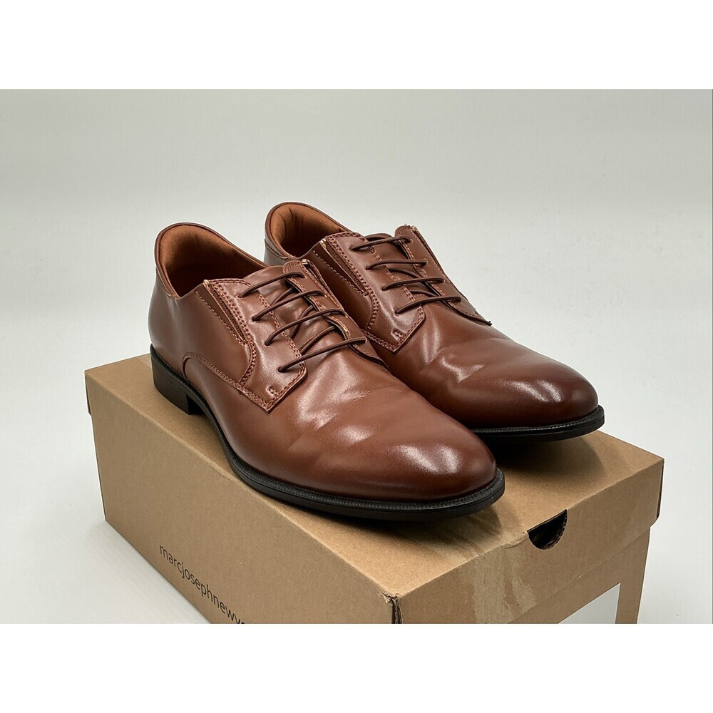 Marc Joseph New York Brown Street Oxford Men 8 Brown Slip On Dress Shoe Ebay1188